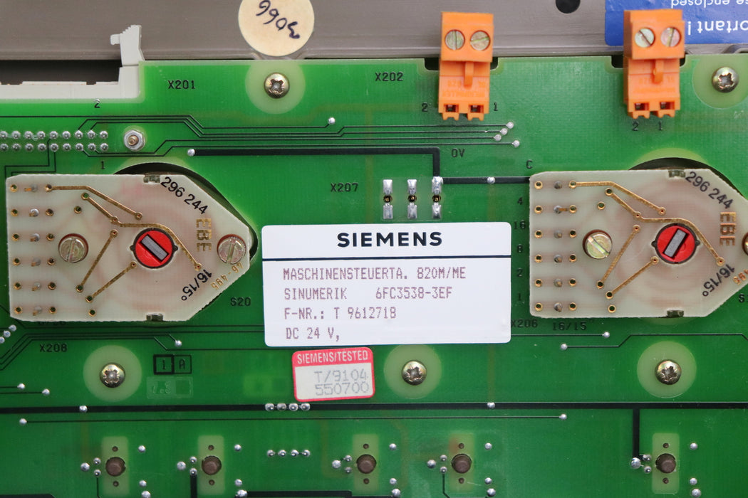 Bild des Artikels SIEMENS-Maschinensteuertafel-820M/ME-24VDC-6FC3538-3EF-5700309045.60-E-Stand-A