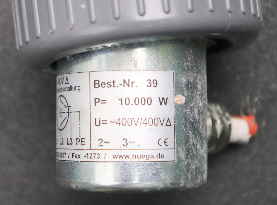 Bild des Artikels MÜGA-Einschraub-Heizkörper-10kW-U=-400VAC-Best.Nr.-39-mit-GEORG-FISCHER