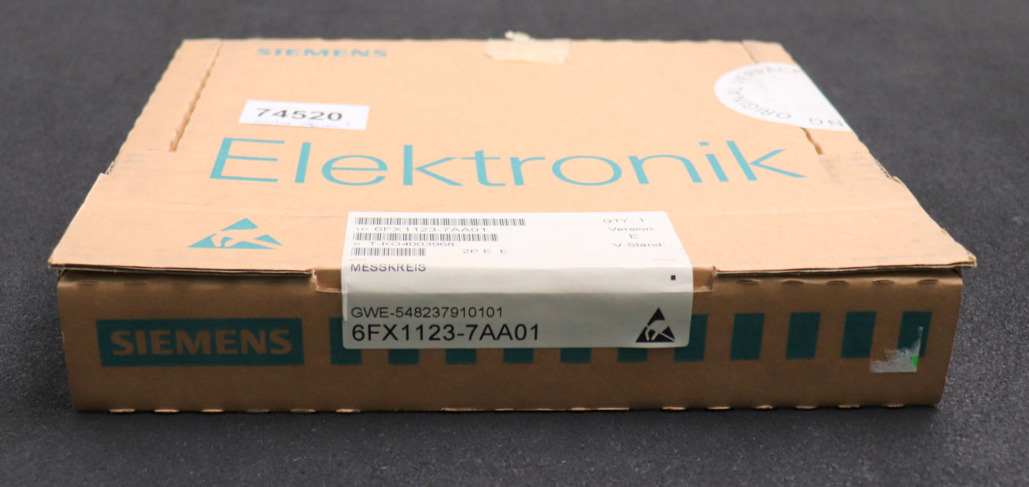 Bild des Artikels SIEMENS-SINUMERIK-Messkreiskarte-für-1-Encoder-6FX1123-7AA01-Erzeugnisstand-E