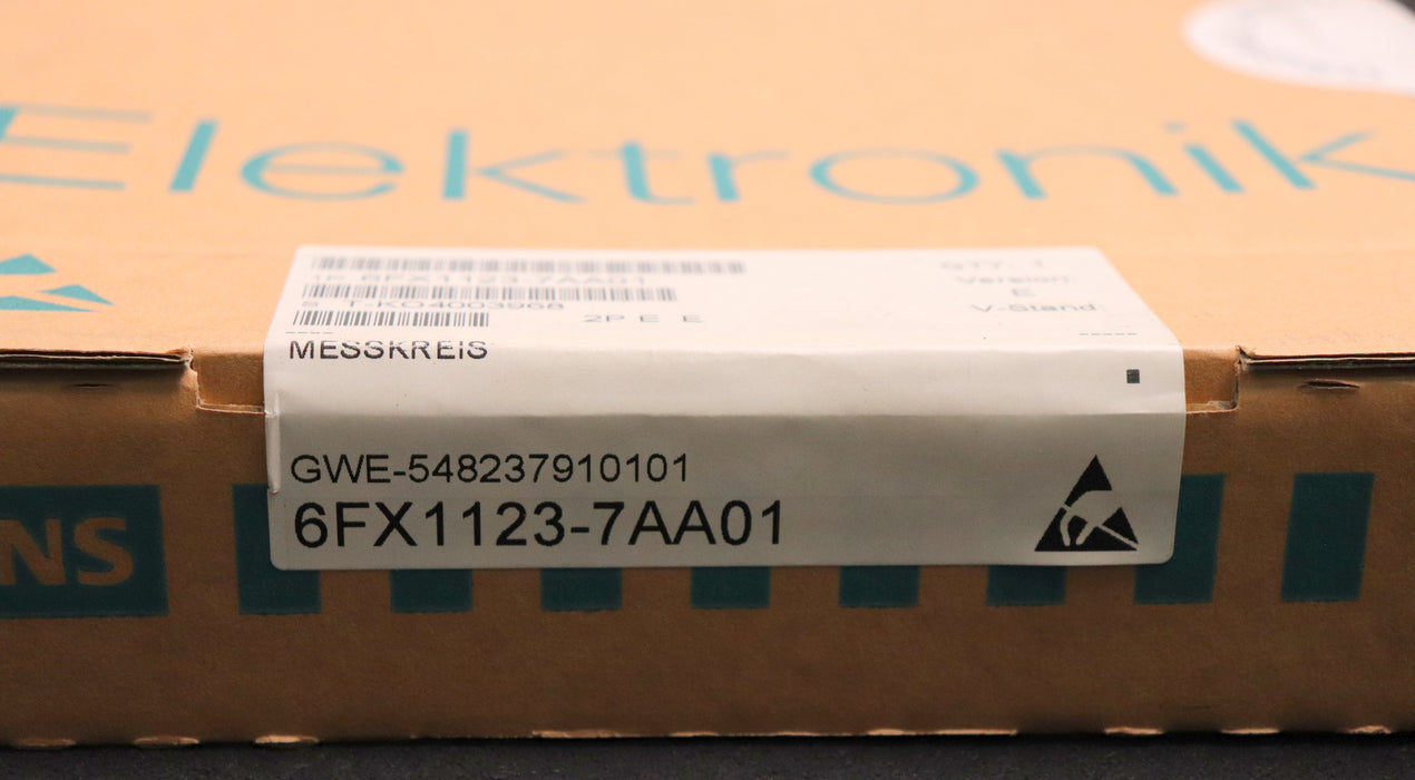 Bild des Artikels SIEMENS-SINUMERIK-Messkreiskarte-für-1-Encoder-6FX1123-7AA01-Erzeugnisstand-E