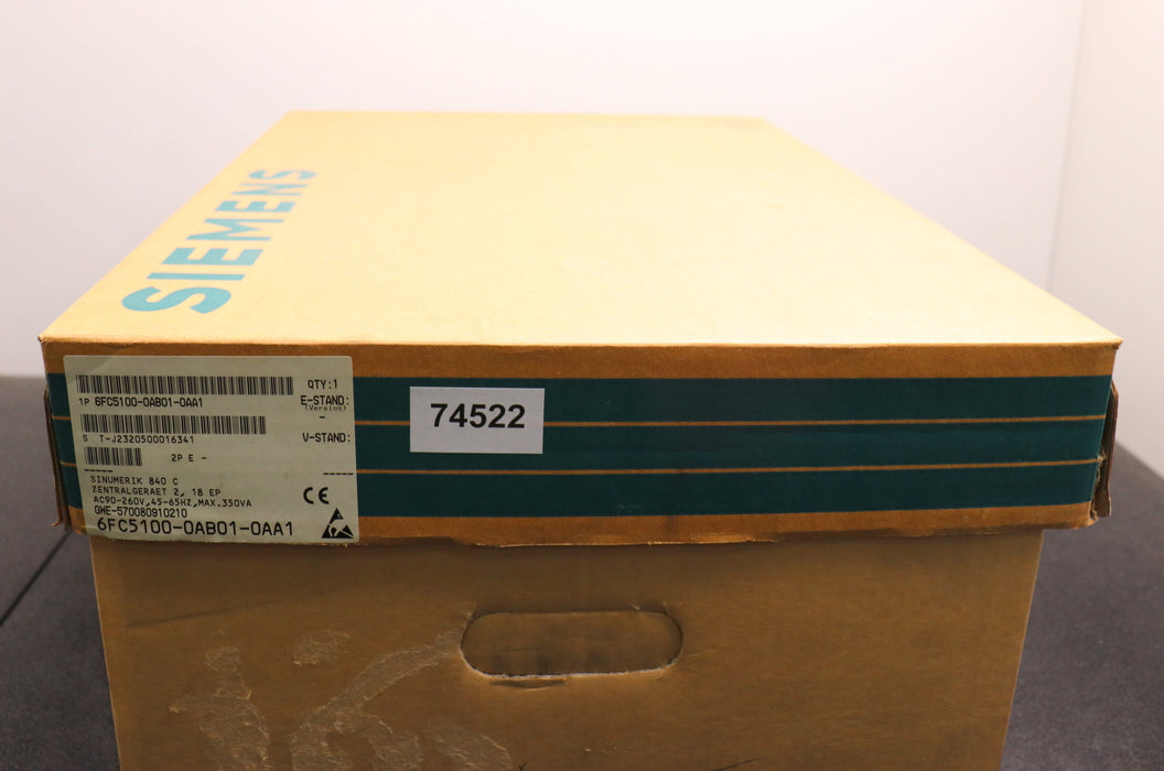 Bild des Artikels SIEMENS-SINUMERIK-840C-Zentralgerät-2-18-EP-BGR-Träger-für-18-Platinen-Rack