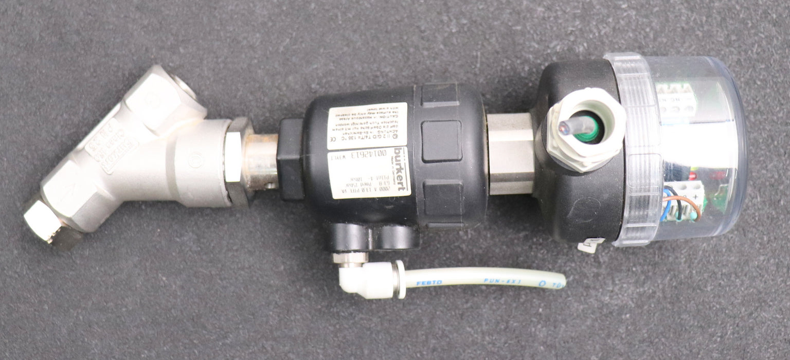 Bild des Artikels BÜRKERT-Pneumatisches-Schrägsitzventil-Class-150-PN25-DN13-316L-Typ-2000-A