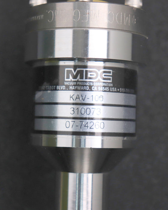 Bild des Artikels MDC-Vakuum-Winkelventil-90°-Anschlüsse-ISO-KF-DN22-Model-KAV-100-Type-310073