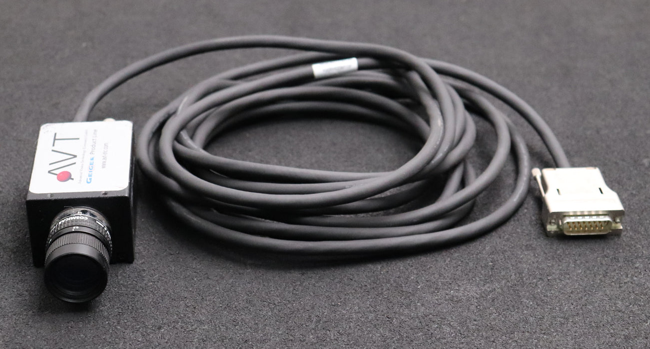 Bild des Artikels JAI-CCD-Kamera-CV-M1BX-mit-COSMICAR/PENTAX-Linse-25mm-1:1.4-mit-Anschlusskabel