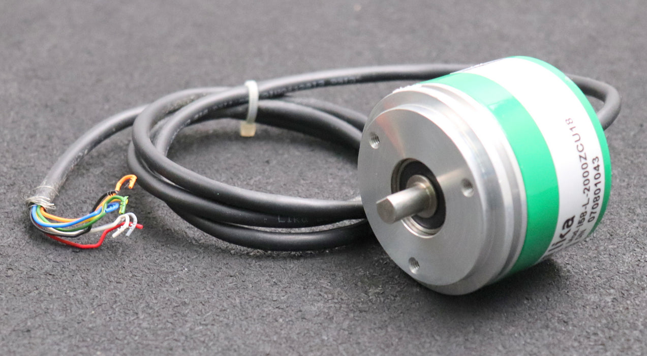 Bild des Artikels LIKA-Drehgeber-I58-L-2000ZCU18-WellenØ-8mm-gebraucht