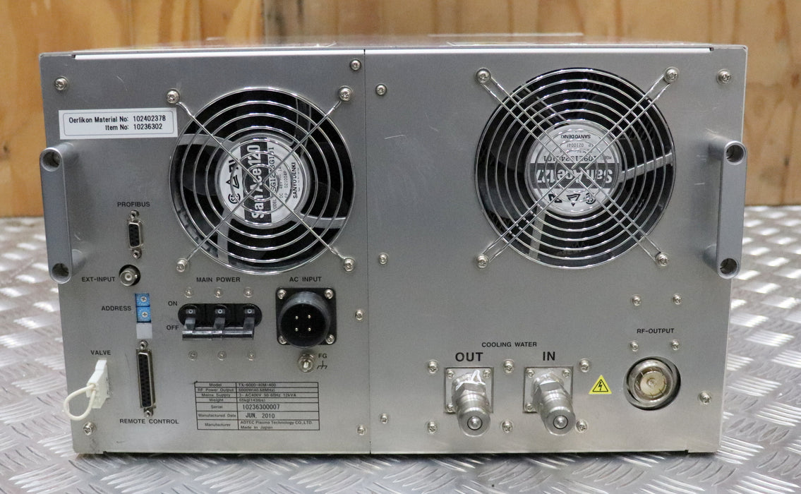Bild des Artikels AD-TEC-PLASMA-TECHNOLOGY-RF-Generator-TX-Series-Model-TX-6000-40M-400