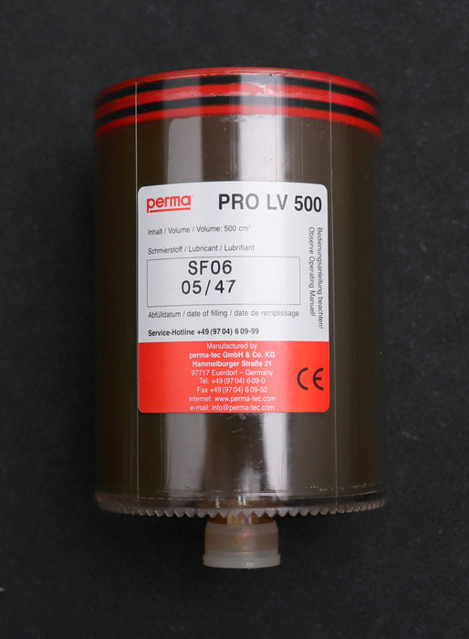 Bild des Artikels PERMA-Schmierstoff-Patrone-PRO-LV-500-SF06-mit-Schmierstoff-SF06-unbenutzt