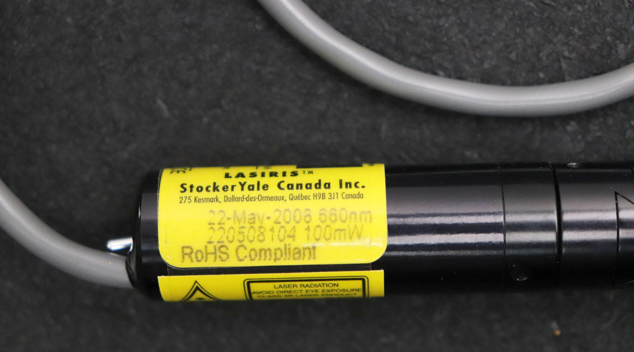 Bild des Artikels STOCKERYALE-Laser-Model-SNF-7031-(5°)-660-100-30-660nm-/-100mW-Class-CDRH-II