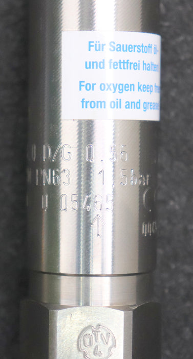 Bild des Artikels WITT-Sicherheitsventil-SV-805-2-Edelstahl-PN63-1,5bar-SV08-931-6.0-D/G-0.56