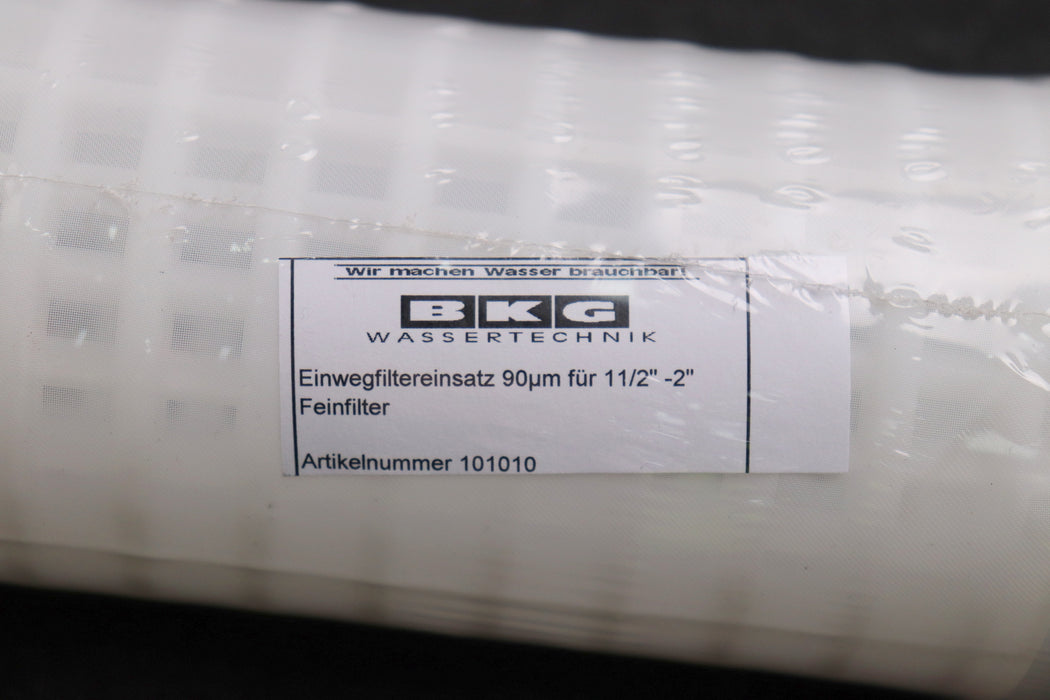 Bild des Artikels BKG-Einweg-Filtereinsatz-z.B.-für-BAVARIA-1-1/2"---2"-Filter-Art.Nr.-101010-90µm