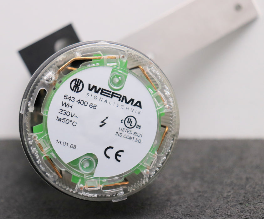 Bild des Artikels WERMA-Sirenenelement-Art.Nr.:-645.400.685-Ø-70mm-Spannung-230VAC/DC-ta-50°C