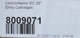 Bild des Artikels Leercontainer-CGEC-20LM-Empty-cartridge-20"-Lenght-Ø-4,5"-clear-No.-8009071