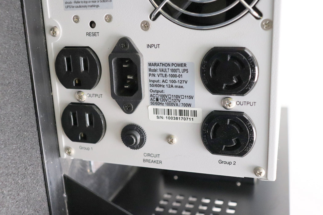 Bild des Artikels AMAT-AKT-MARATHON-Power-Vault-1000TL-UPS-Input-100-127VAC-50/60Hz-12A