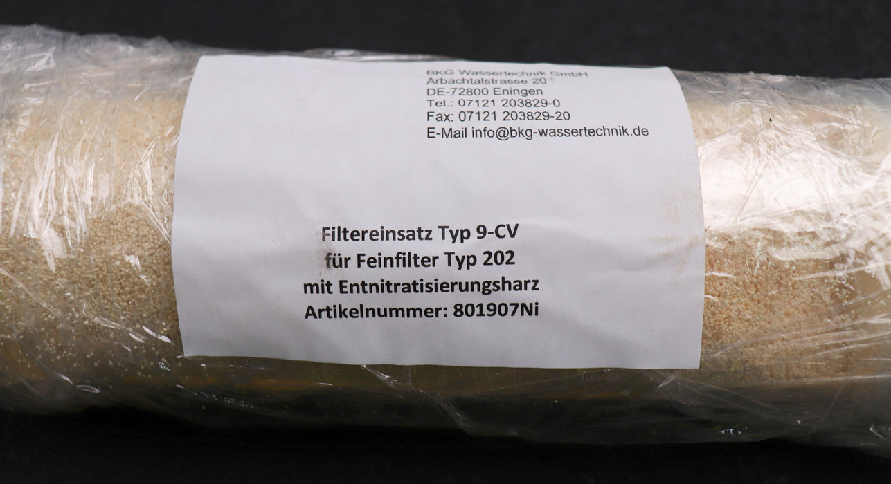 Bild des Artikels BKG-Filtereinsatz-10"-Typ-9-CV-für-Feinfilter-Typ-202-mit-Entnitratisierungsharz