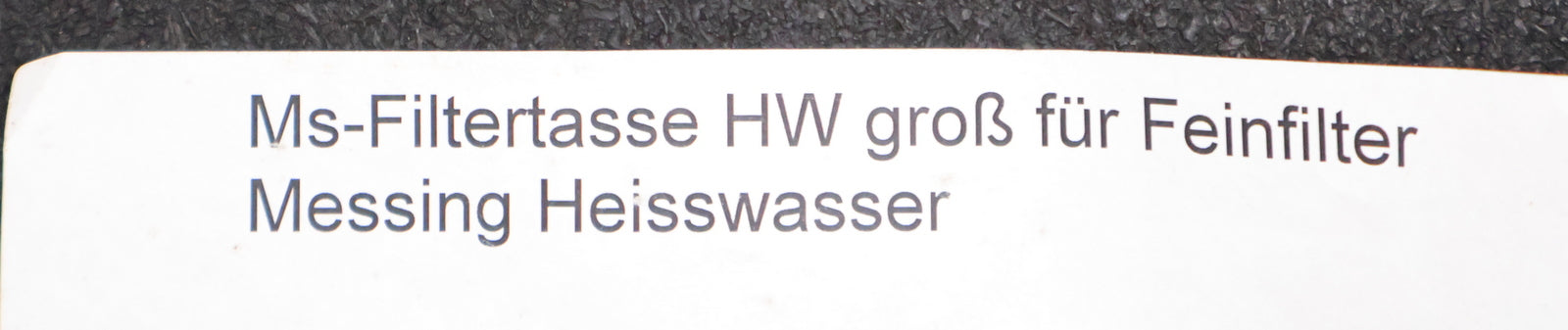 Bild des Artikels MEMA-Messing-Filtertasse-AnschlussØ-100mm-HW-Nr.-100023-für-Einfilter