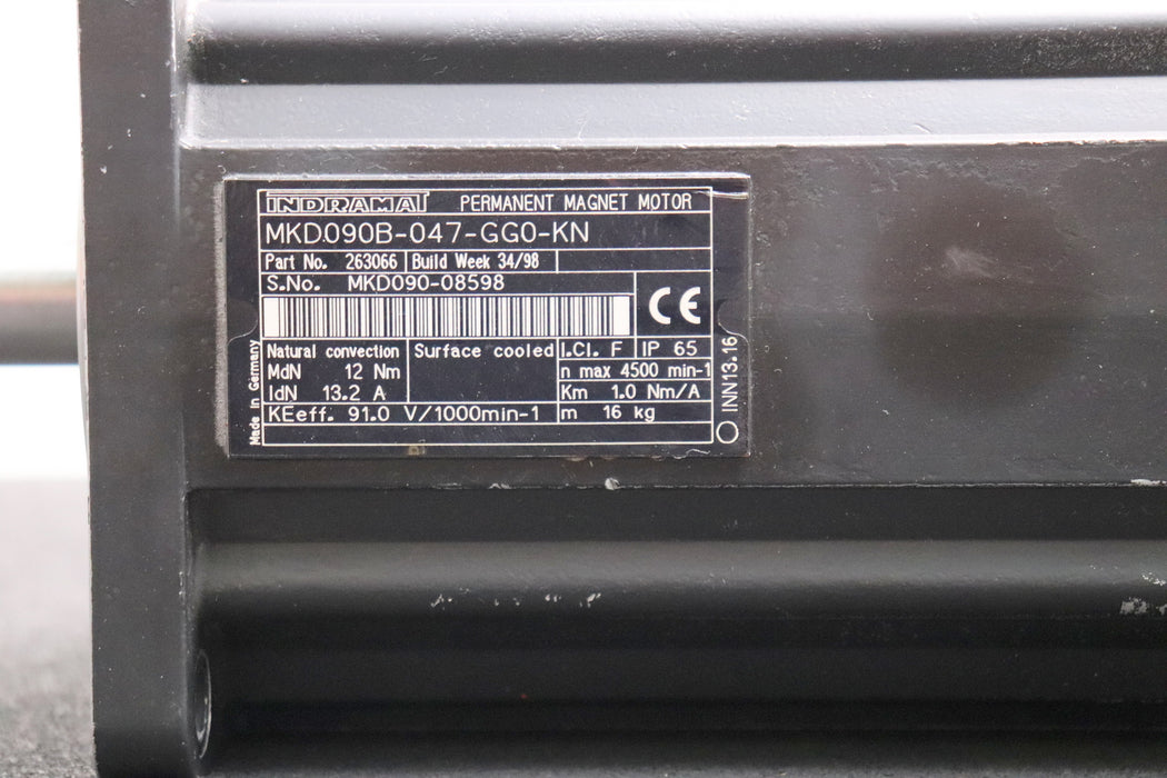 Bild des Artikels BOSCH-INDRAMAT-Permanent-Magnet-Motor-MKD090B-047-GG0-KN-MdN=-12Nm-natural