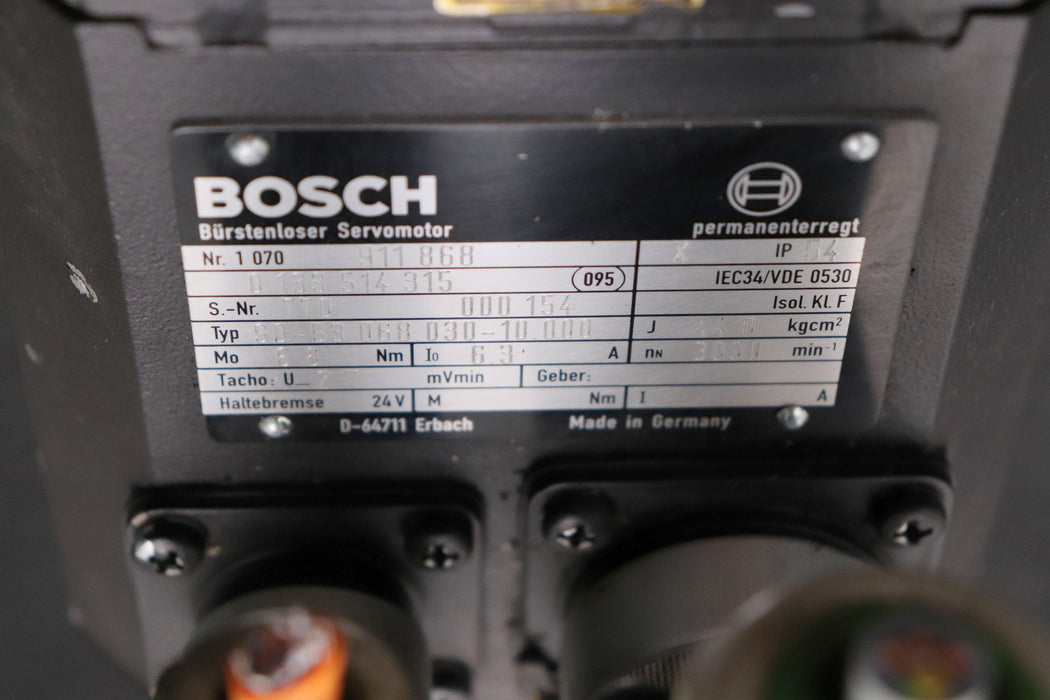 Bild des Artikels BOSCH-Bürstenloser-Servomotor-SD-B3.068.030-10.000-6,8Nm-I0=-6,3A