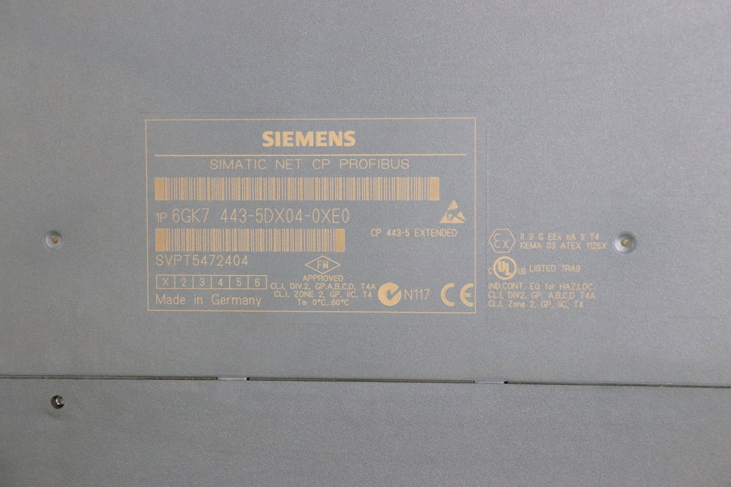 Bild des Artikels SIEMENS-SIMATIC-NET-CP-Profibus-6GK7443-5DX03-0XE0-gebraucht