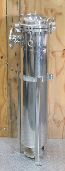 Bild des Artikels Edelstahl-Beutelfiltergehäuse-Flanschöffnungen-DN50-mit-Standfüssen-für-Größe-2