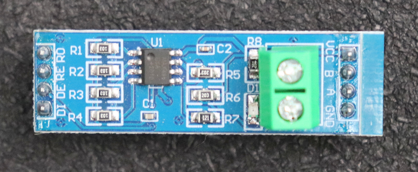 Bild des Artikels 16x-Schnittstellen-Modul-LC-TTL-MAX485-unbenutzt-Gewicht-50g