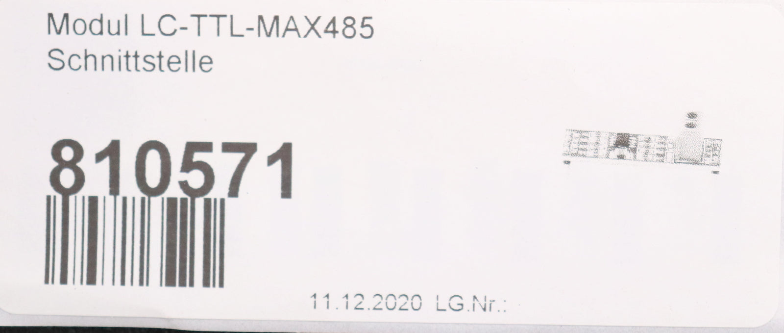 Bild des Artikels 16x-Schnittstellen-Modul-LC-TTL-MAX485-unbenutzt-Gewicht-50g