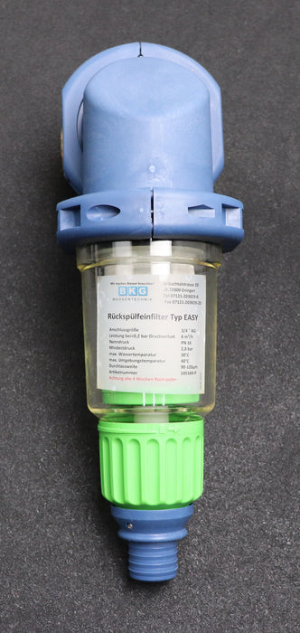 Bild des Artikels BKG-Rückspülfeinfilter-Typ-EASY-Art.Nr.-145160-p-Anschlußgröße-3/4''-AG