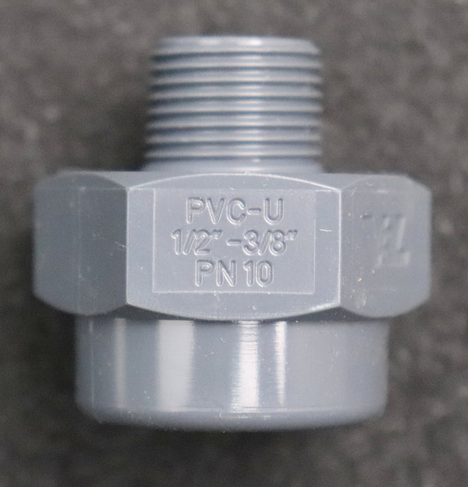 Bild des Artikels VDL-22x-PVC-U-Reduziermuffe-IG-1/2''-AG-3/8''-PN10-Art.Nr.-3.28.020-unbenutzt