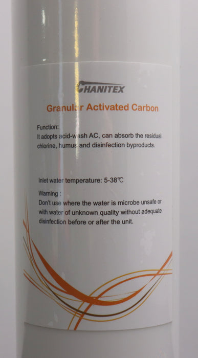 Bild des Artikels CHANITEX-10''-Ersatzfilter-Aktivkohlegranulat-(GAC)-für-500-GPD-5-38°C-LX-267Y