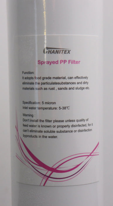 Bild des Artikels CHANITEX-10''-Ersatzfilter-Vorfilter-Sediment-5µm-für-500-GPD-5-38°C-LX-264Y