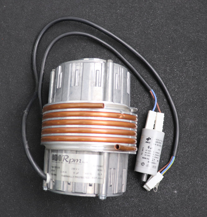 Bild des Artikels RPM-Motor-Type-C011530-230VAC-50Hz-245W-2,35A-6uf-450VL-1325rpm-gebraucht