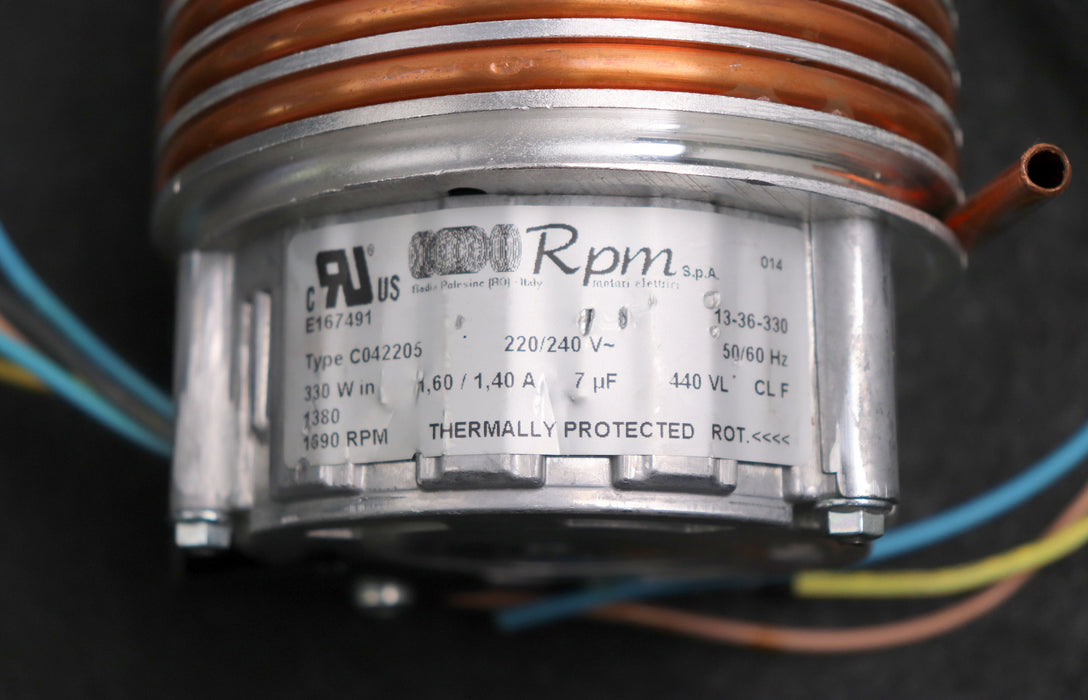 Bild des Artikels RPM-Motor-Type-C042205-220-240VAC-50/60Hz-230W-1,6/1,4A-7uf-440VL-1380/1690rpm