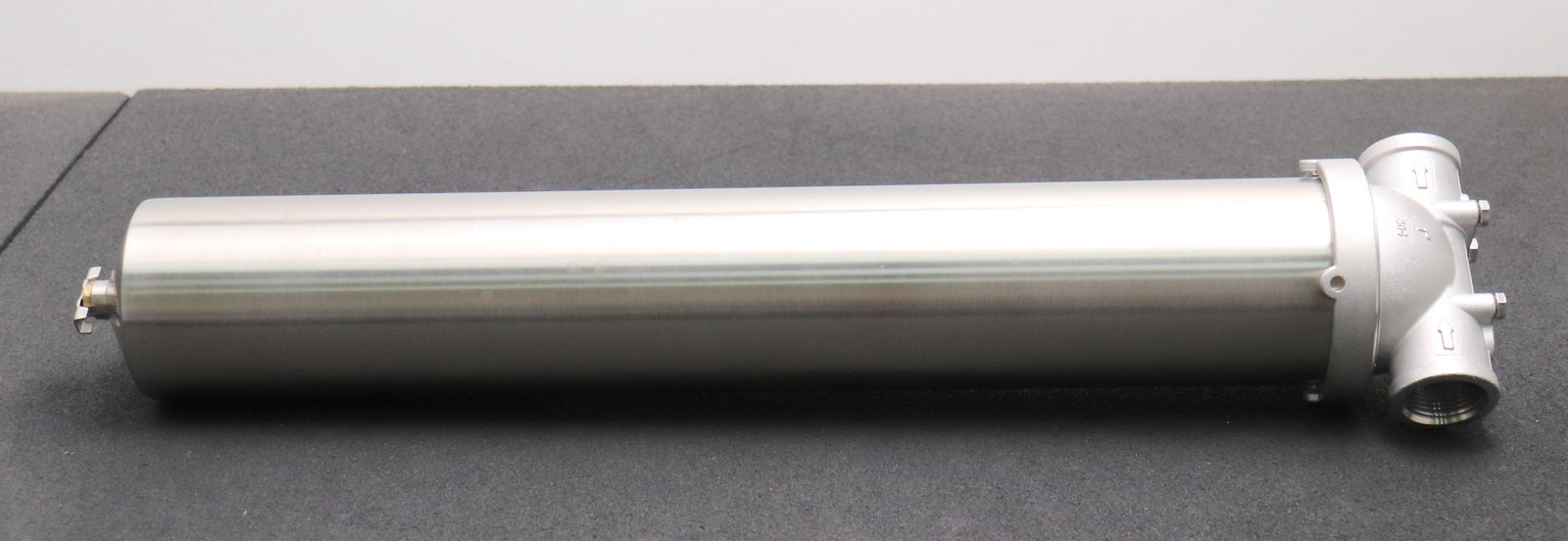 Bild des Artikels Edelstahl-Filtergehäuse-OL-20A-20''-Anschluß-1''-IG-mit-2-Manometeranschlüßen