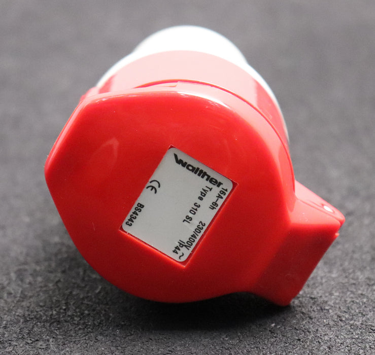 Bild des Artikels WALTHER-5x-CCE-Kupplung-Type-310SL-16A-5-polig-230/400VAC-IP44-mit-Knickschutz