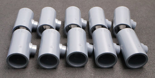 Bild des Artikels VDL-10x-T-Stück-90°-reduzierend-PVC-U-Ø-40-20mm-PN16-2-030-023-unbenutzt