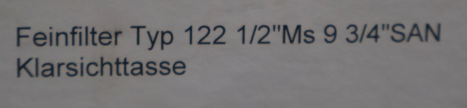 Bild des Artikels Feinfiltergehäuse-9-3/4"-Typ-122-1/2''Ms-9-3/4''SAN-mit-Messing-Anschluss-1/2''