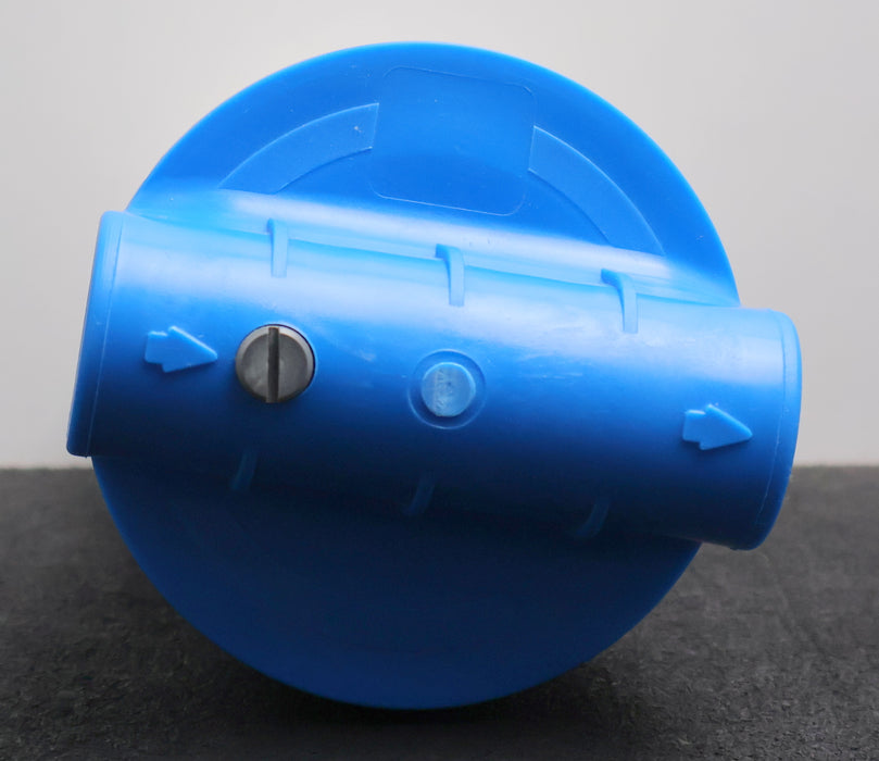 Bild des Artikels Filtergehäuse-10"-Anschluss-3/4''-Tasse-weiß-Deckel-Blau-unbenutzt