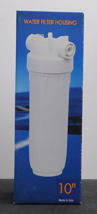 Bild des Artikels Filtergehäuse-10"-Anschluss-1/4''-Tasse-Weiß-Deckel-Weiß-unbenutzt