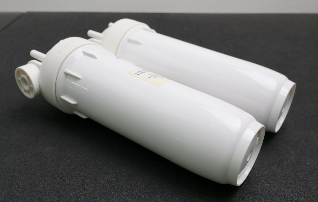 Bild des Artikels 2-fach-Wasseriltergehäuse-10"-DP-10-DUO-1/4"--Tassen-weiß-Anschlüsse-1/4"-IG