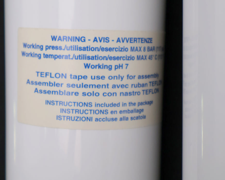 Bild des Artikels 2-fach-Wasseriltergehäuse-10"-DP-10-DUO-1/4"--Tassen-weiß-Anschlüsse-1/4"-IG