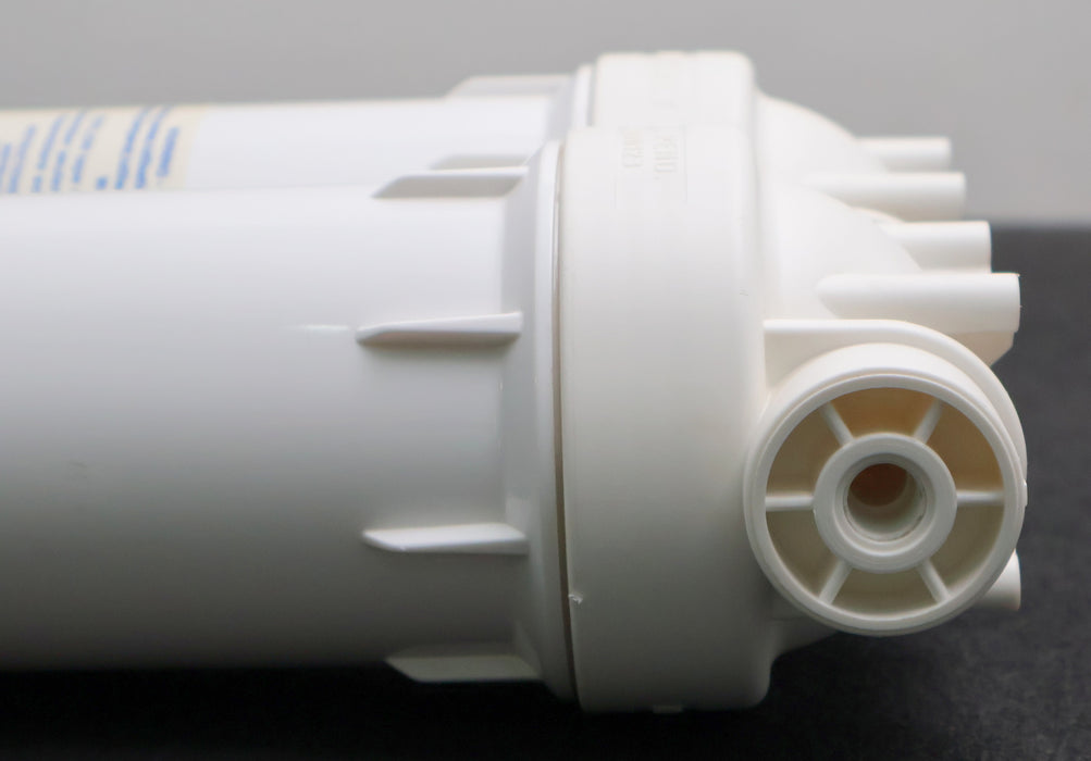 Bild des Artikels 2-fach-Wasseriltergehäuse-10"-DP-10-DUO-1/4"--Tassen-weiß-Anschlüsse-1/4"-IG