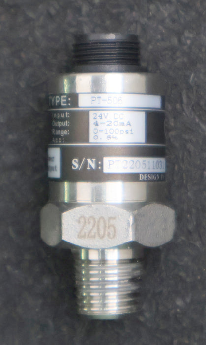 Bild des Artikels Wasserpumpen-Drucksensor-Type:-PT-506-24VDC-4-20mA-0-300psi-gebraucht