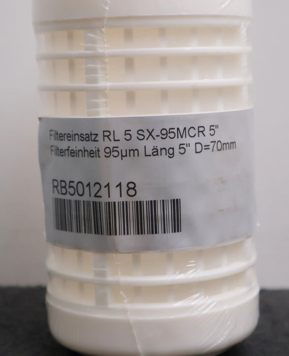 Bild des Artikels Filtereinsatz-Größe-5''-95µm-Ø-70mm-RL-5-SX-95MCR-5''-unbenutzt-in-OVP