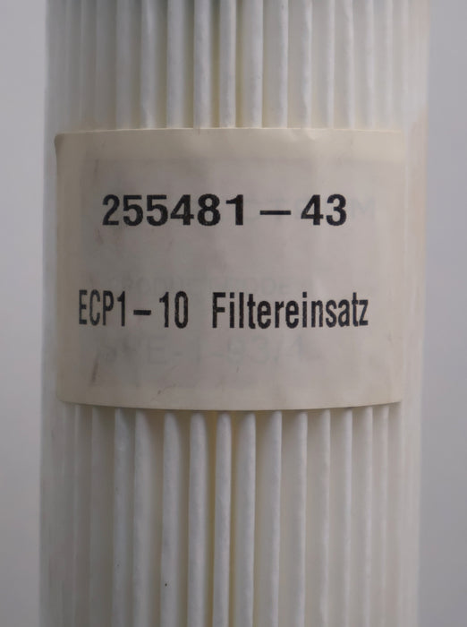 Bild des Artikels Wasserfilter-gefaltet-ECP1-10-PE-1µm-255481-43-unbenutzt-in-OVP
