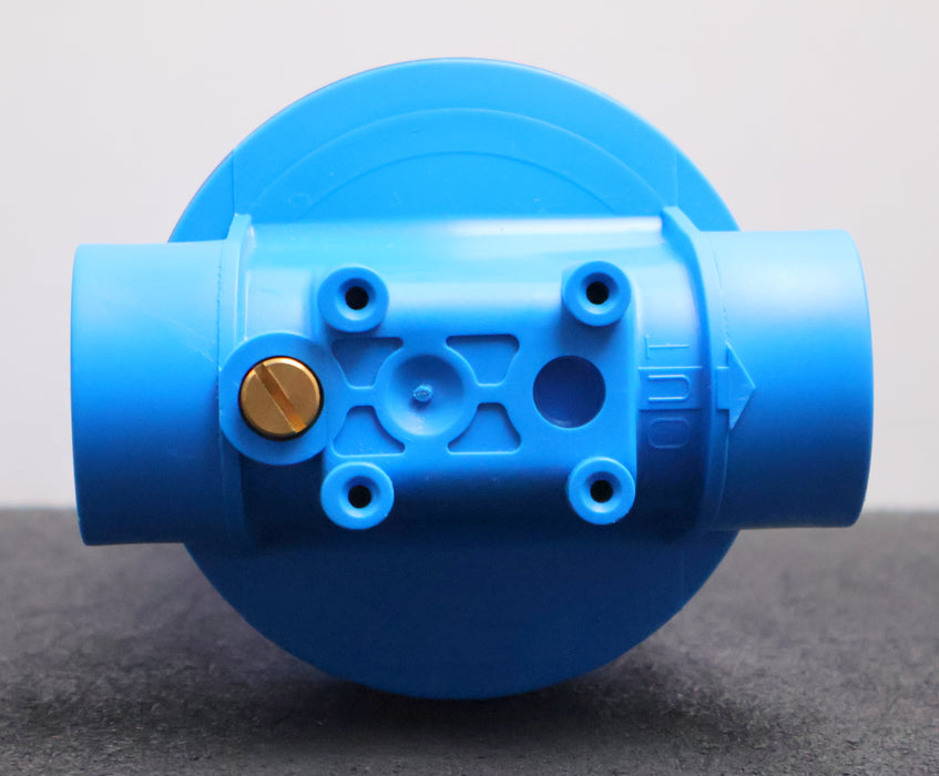 Bild des Artikels Filtergehäuse-Länge-10''-Messinganschlüsse-1''-Klarsichtfiltertasse-unbenutzt