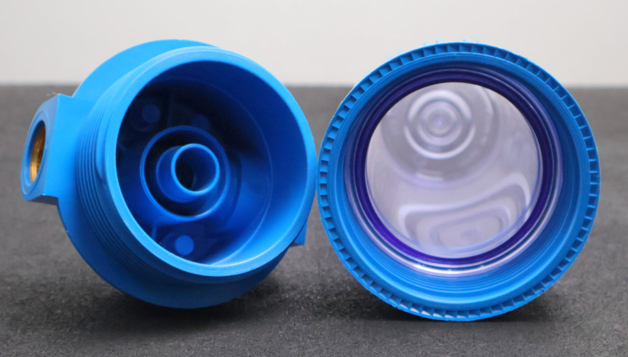 Bild des Artikels Filtergehäuse-Länge-10''-Messinganschlüsse-3/4''-Klarsichtfiltertasse-unbenutzt