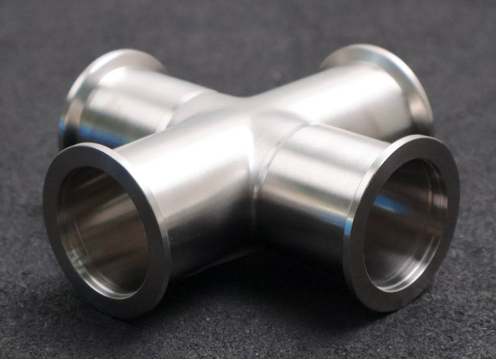 Bild des Artikels ISO-KF-Kreuzstück-Edelstahl-DN40-Einbaulänge-E=-130mm-Vakuum-Anwendung