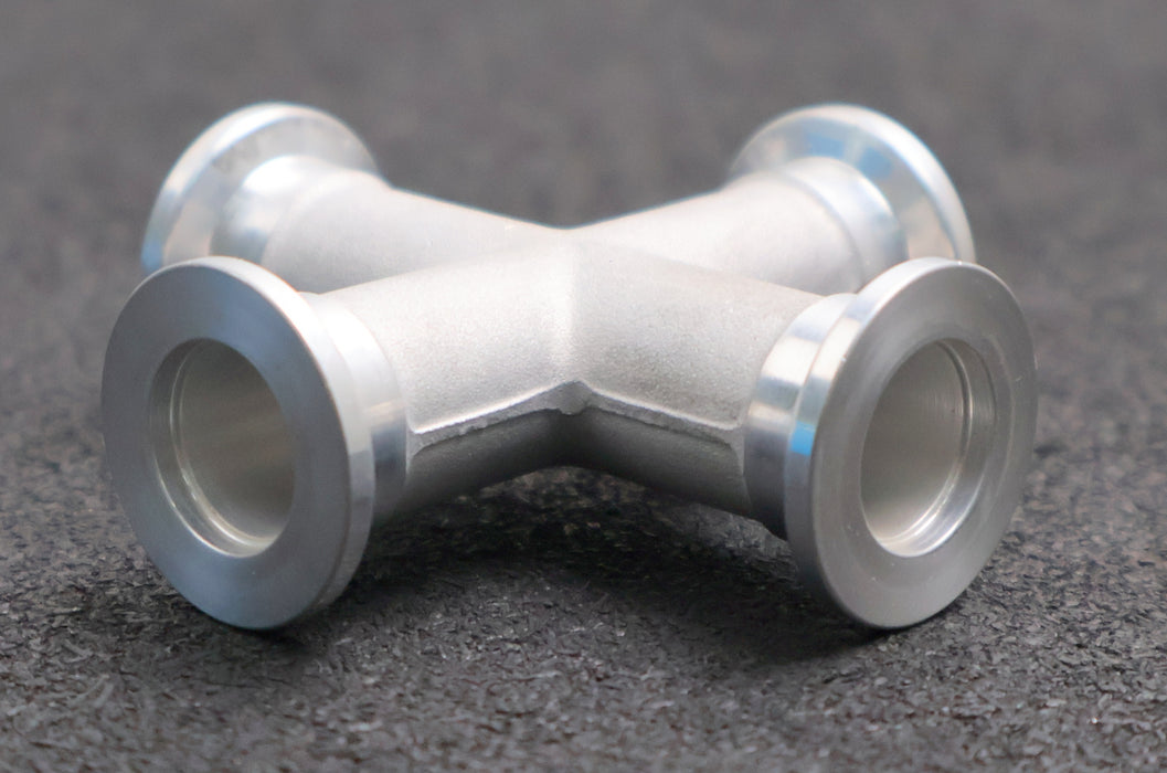 Bild des Artikels ISO-KF-Kreuzstück-Aluminium-DN40-Einbaulänge-E=-80mm-Vakuum-Anwendung