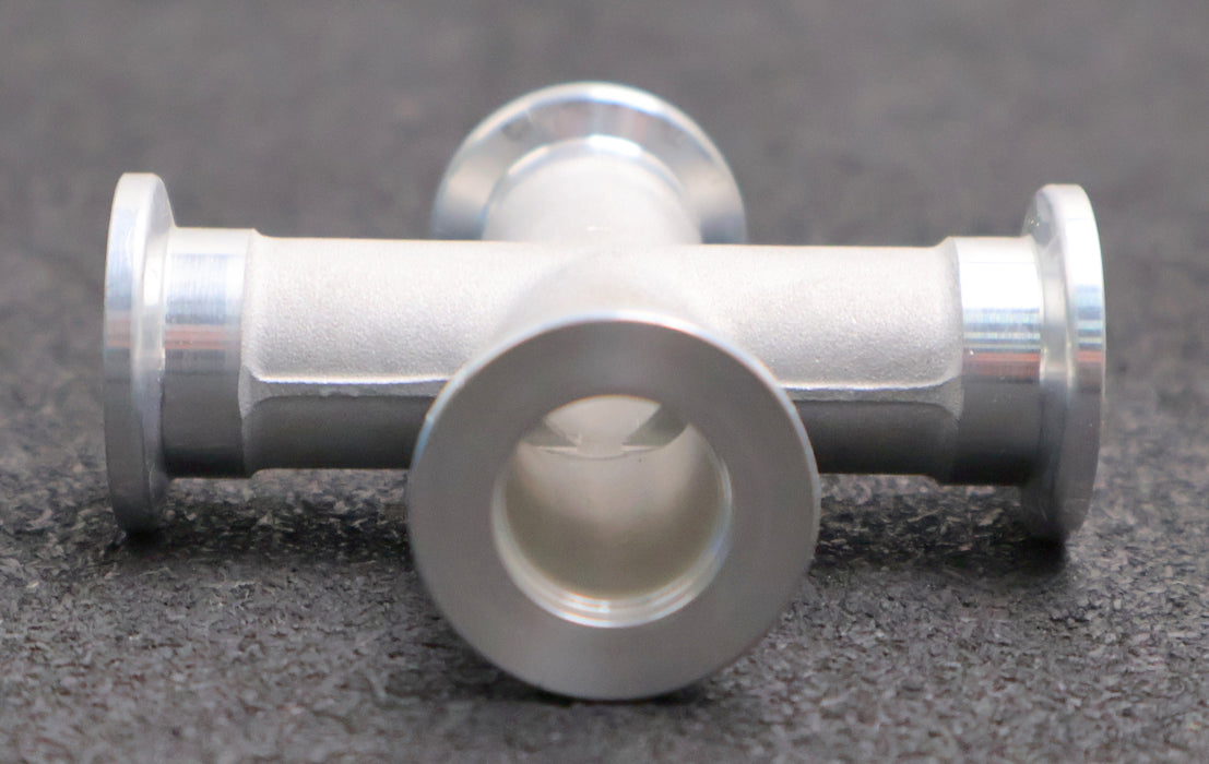 Bild des Artikels ISO-KF-Kreuzstück-Aluminium-DN40-Einbaulänge-E=-80mm-Vakuum-Anwendung