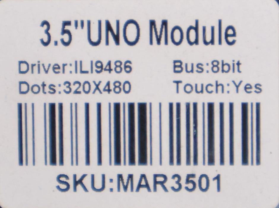 Bild des Artikels 3.5"-UNO-Module-TFT-LCD-Shield-for-Arduino-Driver-ILI9486-8bit-bus-Dots-320x480