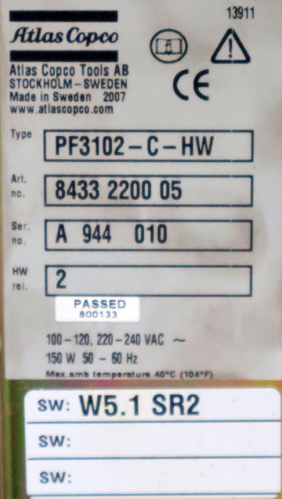 Bild des Artikels ATLAS-COPCO-Schrauber-Steuerung-TENSOR-SL-Type-PF3102-C-HW-Art.Nr.-8433-2200-05
